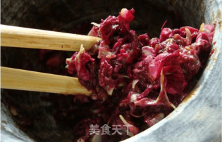 玫瑰花酱的做法步骤：7