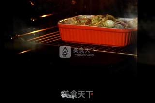 德普烤箱食谱——海鲜焗饭的做法步骤：9