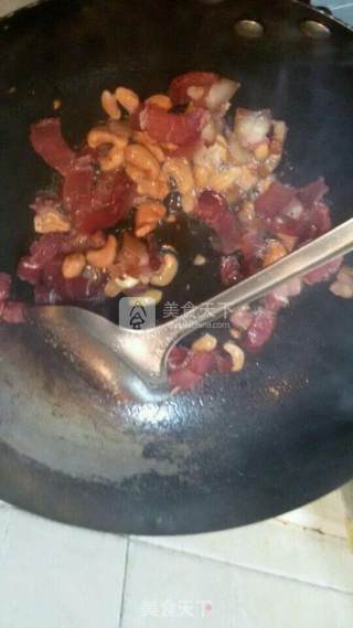 腊肉炒芦笋的做法步骤：6