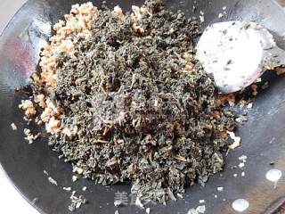 马齿苋菜干包子的做法步骤：10