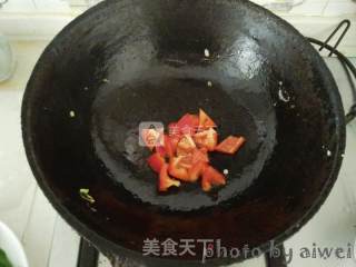 秋葵炒鸡蛋的做法步骤：7