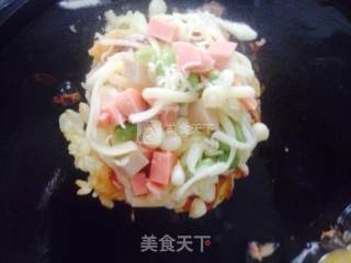 米饭披萨的做法步骤：6