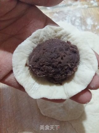 豆沙包的做法步骤：7