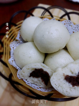 豆沙包的做法步骤：15