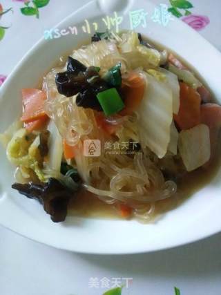 小鲜肉清炖白黑黄的做法步骤：7