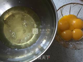 抹茶烫面戚风的做法步骤：2
