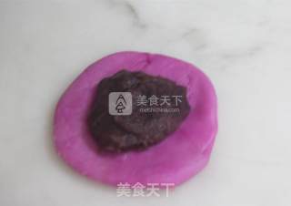 脆卟卟----豆沙菊花酥的做法步骤：8