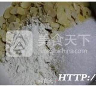 杏仁瓦片酥的做法步骤：1