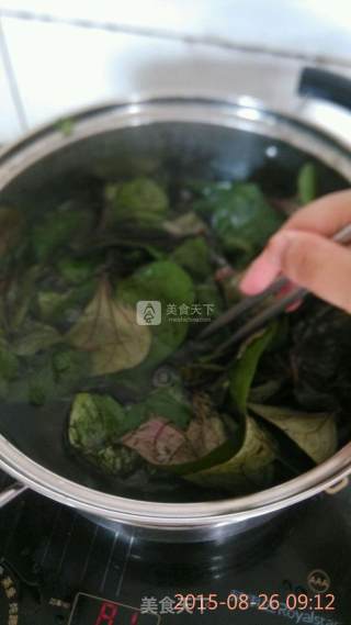 家乡的味道之红薯叶子窝窝头的做法步骤：3