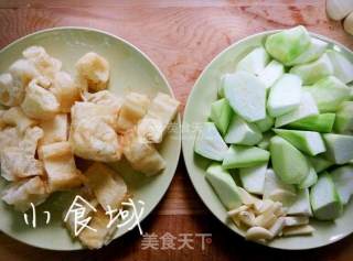 夏天的味道【丝瓜炒油条】的做法步骤：2