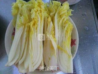 肉沫粉丝娃娃菜的做法步骤：3