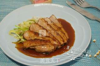 治部煮风味鸭胸肉的做法步骤：12