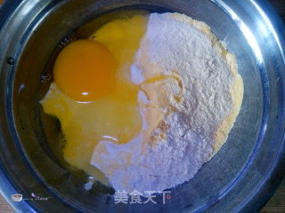 玉米面小松饼的做法步骤：2