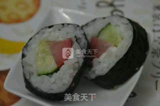 寿司卷的做法步骤：9