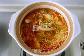 香辣牛肚砂锅的做法步骤：11