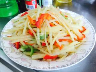 尖椒土豆丝的做法步骤：9