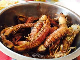 椒盐皮皮虾（虾爬子）的做法步骤：7