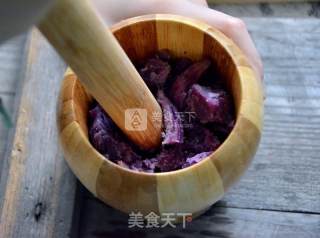 蜜汁山药紫薯糕的做法步骤：4