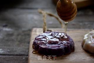 蜜汁山药紫薯糕的做法步骤：10