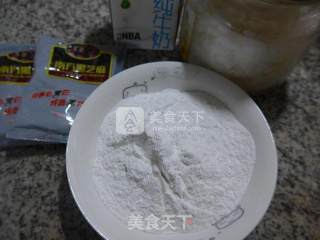 牛奶黑芝麻糊糯米圆的做法步骤：1