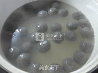 牛奶黑芝麻糊糯米圆的做法步骤：6