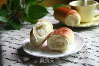 奶香浓郁的早餐面包的做法步骤：4