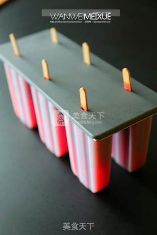 蜜桃莓果冰棒的做法步骤：6
