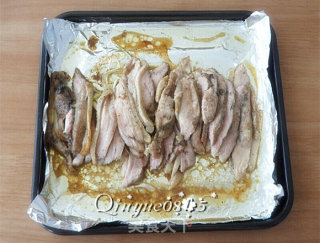 鸭肉卷的做法步骤：6