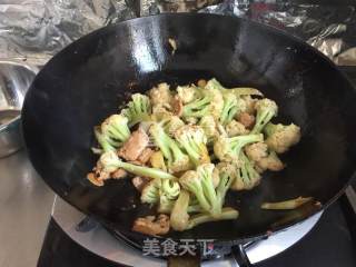 干炒有机菜花的做法步骤：7