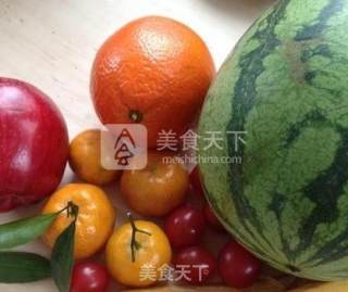 水果盘的做法步骤：1