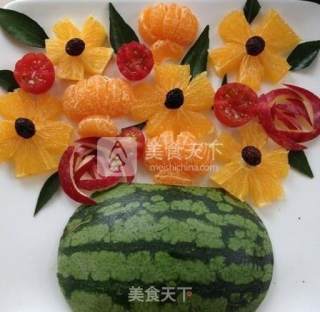 水果盘的做法步骤：8