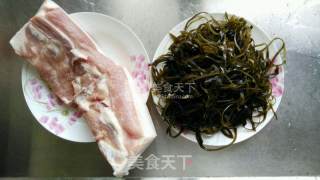 海带扣肉的做法步骤：1