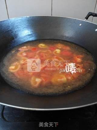 想吃番茄，再丢个肉丸进去【番茄肉丸汤】的做法步骤：6