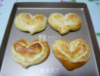 心形椰蓉包的做法步骤：11
