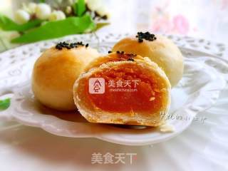 蛋黄酥的做法步骤：22