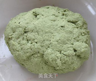 麦苗粉韭菜盒子的做法步骤：2