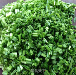 麦苗粉韭菜盒子的做法步骤：7