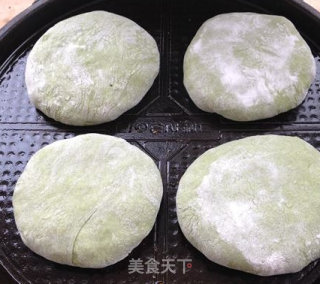 麦苗粉韭菜盒子的做法步骤：22