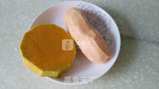 奶香南瓜红薯汁的做法步骤：1
