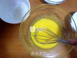 橙香戚风蛋糕的做法步骤：5