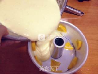 橙香戚风蛋糕的做法步骤：16