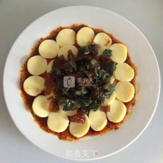 香辣皮蛋豆腐的做法步骤：8