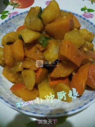 鸡汤黄金土豆的做法步骤：6