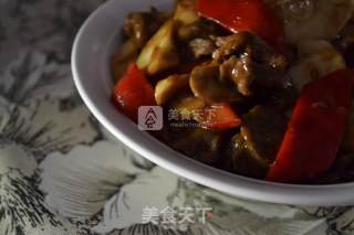 耗油牛肉杏鲍菇的做法步骤：8