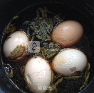 茶鸡蛋的做法步骤：4