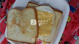 芝士夹蛋吐司的做法步骤：6