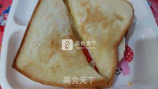 芝士夹蛋吐司的做法步骤：7