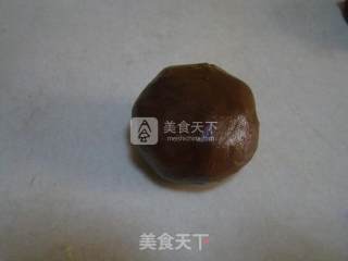 巧克力凤梨月饼的做法步骤：5