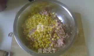 玉米猪肉小烤饼的做法步骤：3