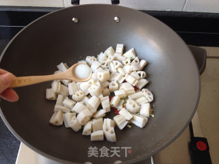 酸辣藕丁的做法步骤：7